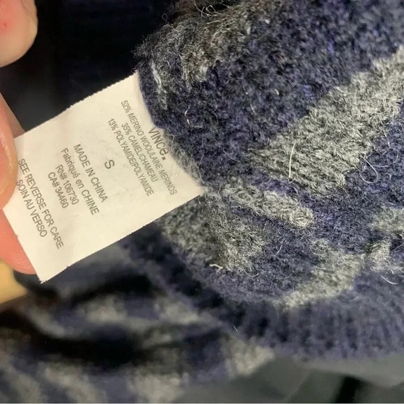 Vince Wool & Camel Blend Slouchy Knit Sweater - Picture 9 of 10